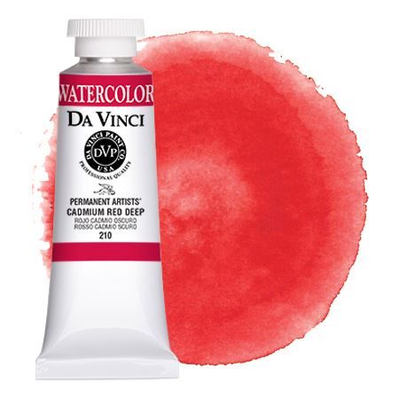 Watercolor Paint 37ml Cadmium Red Deep