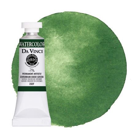 Watercolor Paint 15ml Chromium Oxide Green