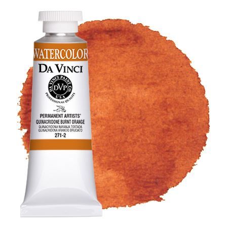 Watercolor Paint 37ml Quinacridone Burnt Orange