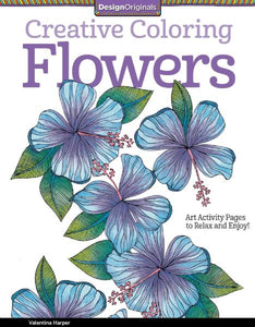 Flowers Creative Coloring Books for Adults