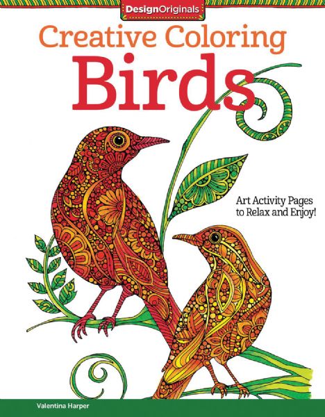 Birds Creative Coloring Books for Adults