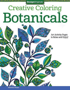 Botanicals Creative Coloring Books for Adults