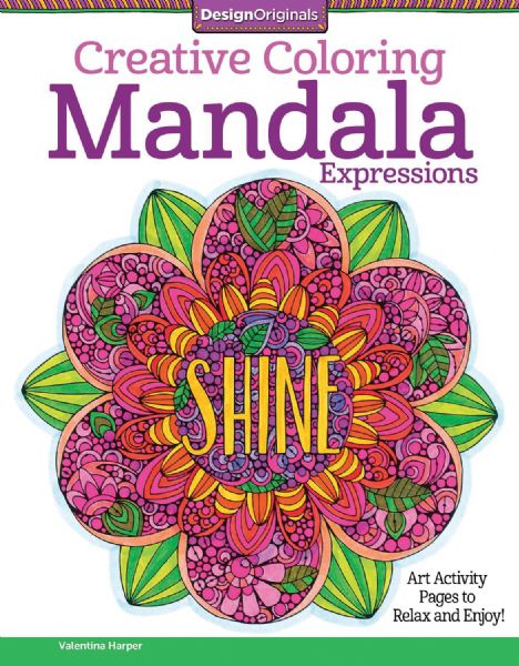 Mandal Expressions Creative Coloring Books for Adults