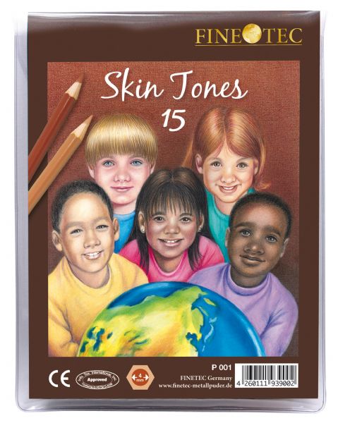 15-Color Skin Tones Pencil Set