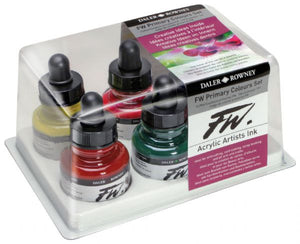 Liquid Artists' Acrylic Ink 6-Color Primary Set
