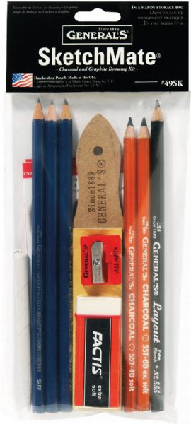 Charcoal & Graphite Drawing Kit