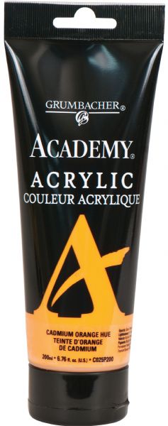 Acrylic Paint 200ml Cadmium Orange Hue