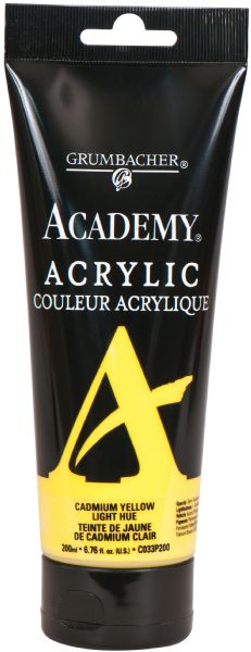 Acrylic Paint 200ml Cadmium Yellow Light Hue