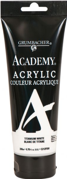 Acrylic Paint 200ml Titanium White