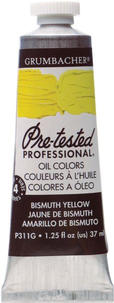 Artists' Oil Color Paint 37ml Bismuth Yellow
