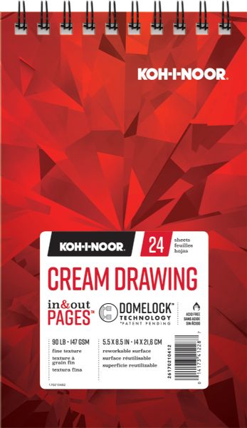 Cream Drawing Paper 5.5" x 8.5"
