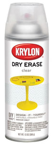 Clear Dry Erase Spray Paint