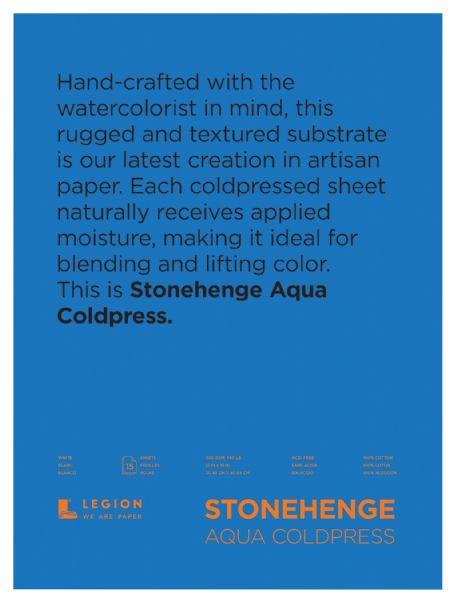 12" x 16" Cold Press Watercolor Block