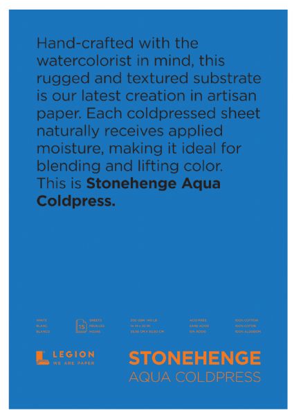 14" x 20" Cold Press Watercolor Block