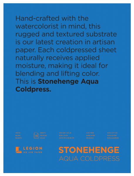 18" x 24" Cold Press Watercolor Block