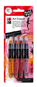 Art Crayon Set Lovely Red