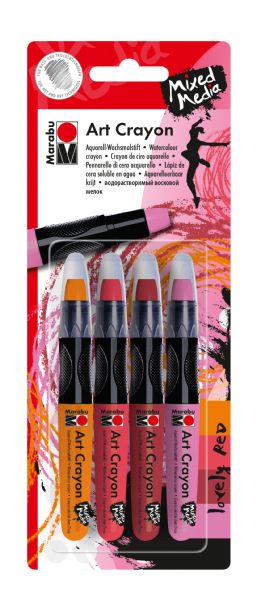 Art Crayon Set Lovely Red