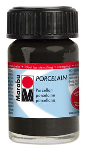 Porcelain Paint Black 15ml