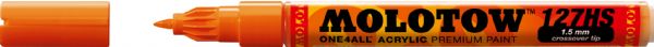 1.5mm Crossover Tip Acrylic Pump Marker Dare Orange (085)