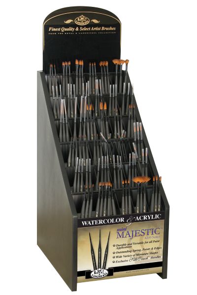 Taklon Watercolor and Acrylic Brushes Display