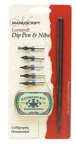 Leonardt Dip Pen & Nibs Calligraphy Ornamental Set