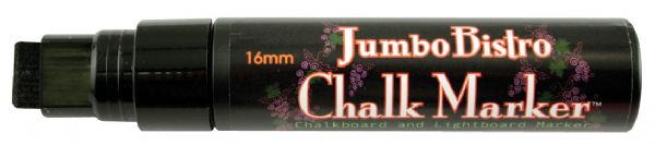 Bistro Jumbo Chalkboard and Lightboard Marker Black