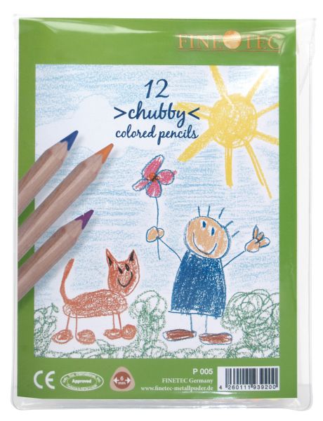 Chubby Colored Pencil 12-Color Set