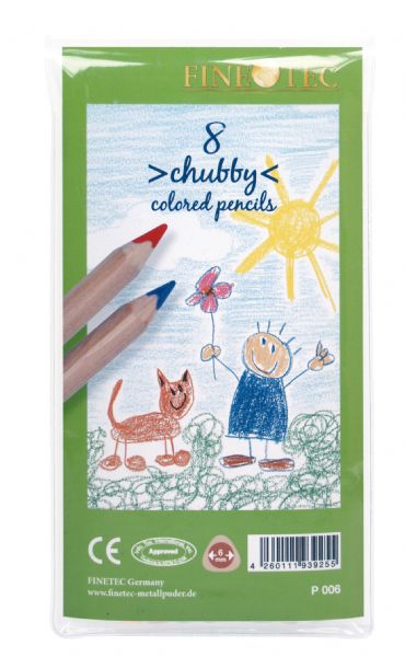 Chubby Colored Pencil 8-Color Set