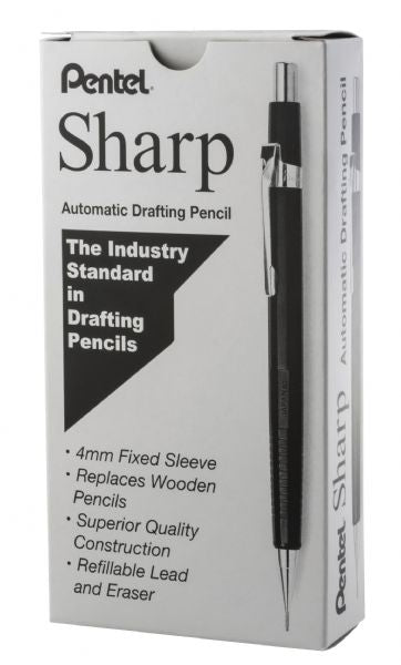 0.5mm Black Barrel Drafting Pencil