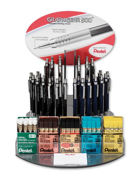 Automatic Drafting Pencil Display Assortment