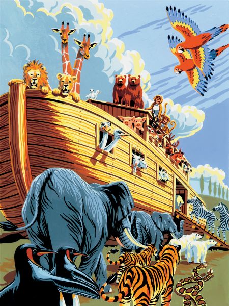 8 3/4 x 11 3/8 Junior Small Set Noah's Ark