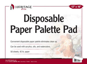 Disposable Paper Palette Pad 12&quot; x 16&quot;