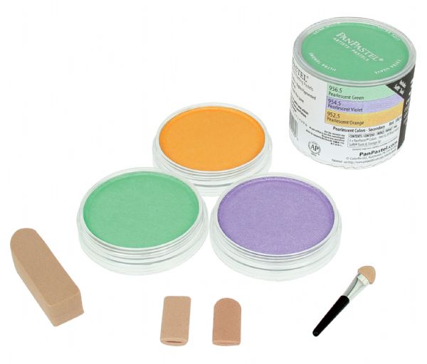 Ultra Soft Artists' Painting Pastel Pearlescent Secondary Color Set