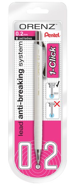 1-Click Mechanical Pencil White