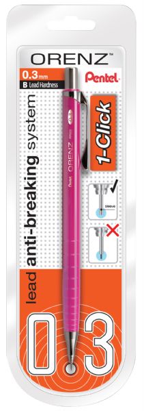 1-Click Mechanical Pencil Pink
