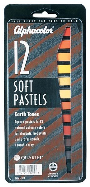 Earth Tones Soft Pastels 12-Color Set