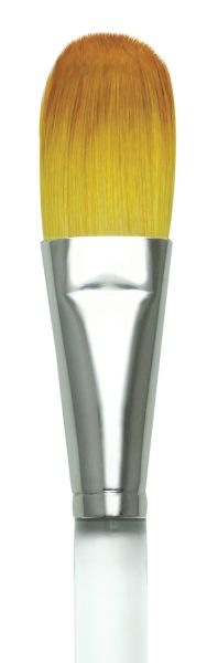 Taklon Watercolor and Acrylic Brush Oval Wash Brush 1