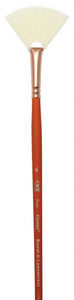 Synthetic Bristle Acrylic and Oil Brush Fan 6