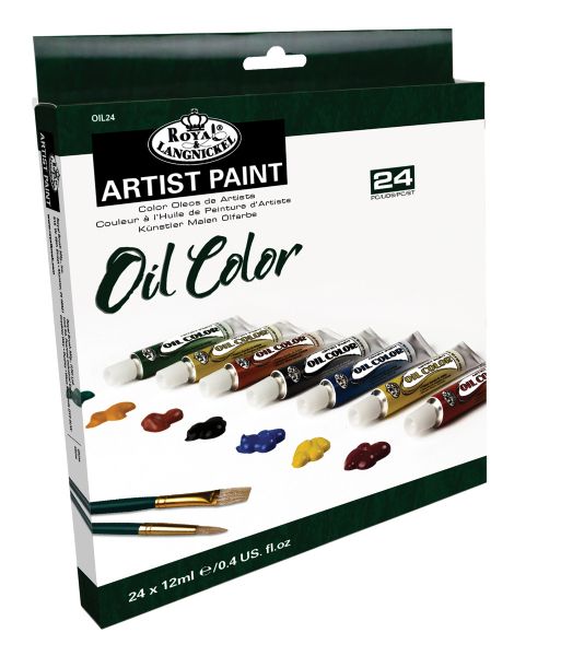 Oil Paint 24-Color Set
