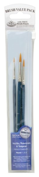Dark Blue 3-Piece Brush Set 8