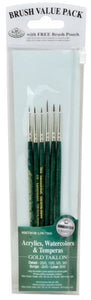 Green 6-Piece Brush Set 1