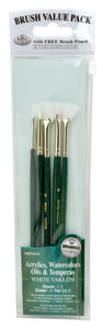 Green 5-Piece Brush Set 2