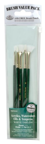 Green 5-Piece Brush Set 2