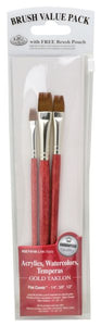 Red 3-Piece Brush Set 4
