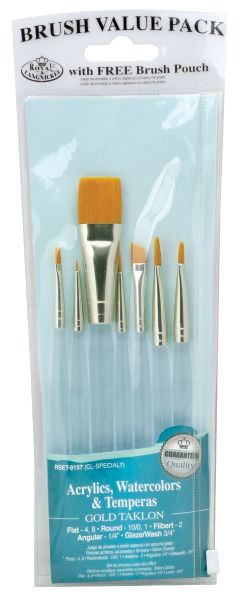 Teal Blue 7-Piece Brush Set 4