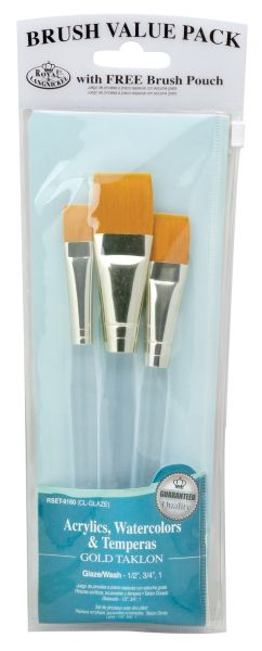 Teal Blue 3-Piece Brush Set 7