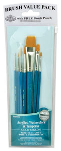 Teal Blue 7-Piece Brush Set 12