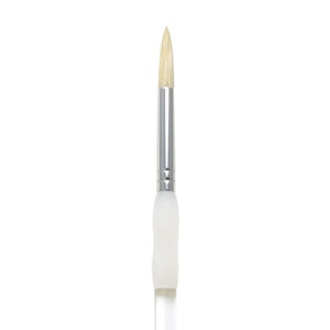 Stiff Hog Bristle Round Brush 3