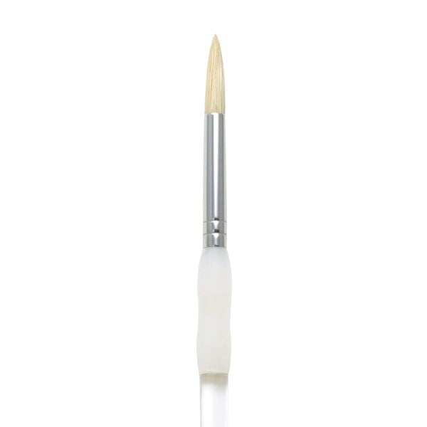 Stiff Hog Bristle Round Brush 3