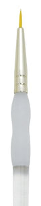 Gold Taklon Round Brush 1